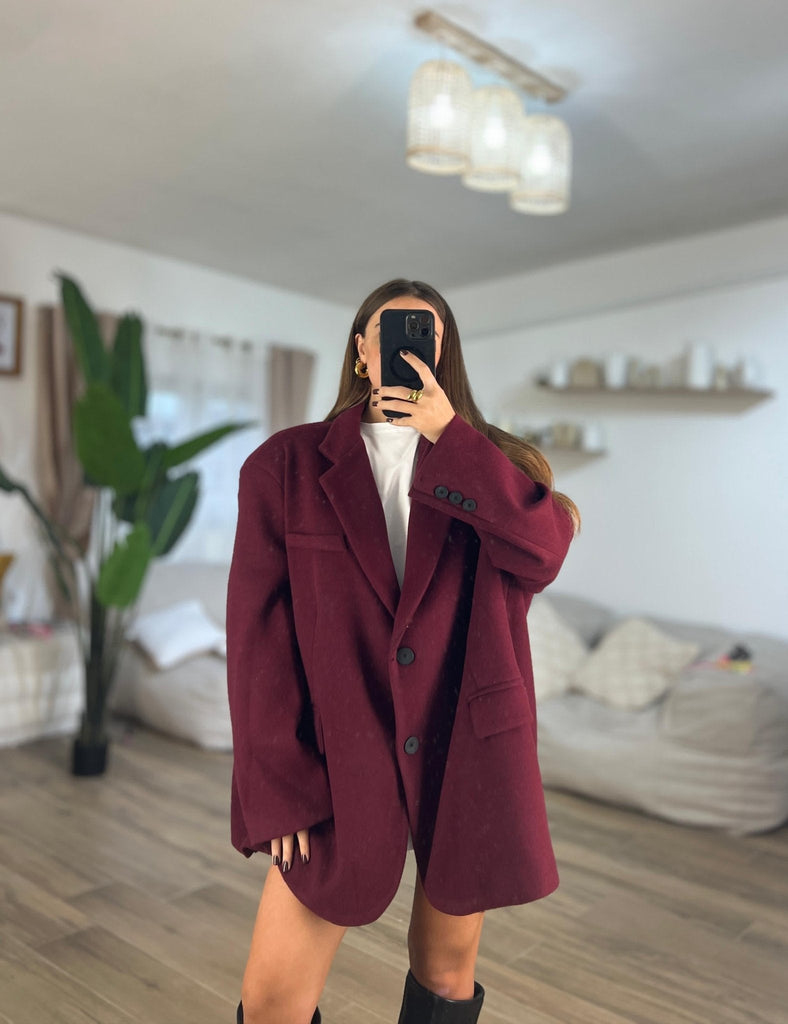 Blazer Monia VT - GC (wine) - Frida Shop