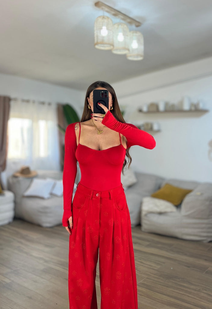 Body Claire 13521 (rosso) - Frida Shop