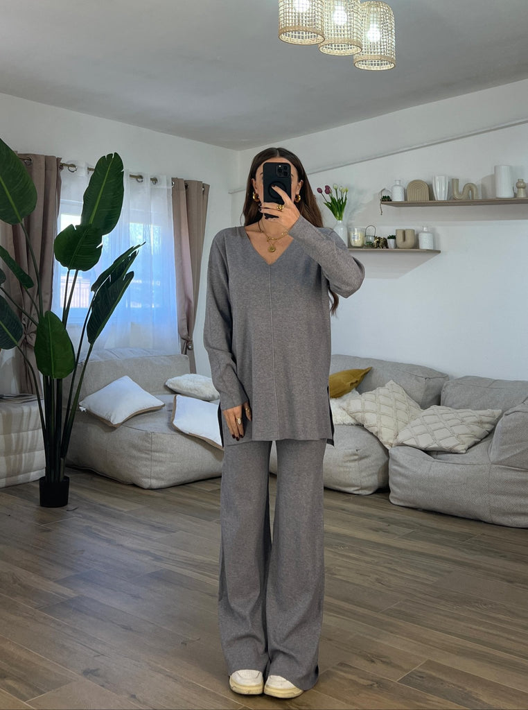 Coordinato Irina 1297(grigio) - Frida Shop