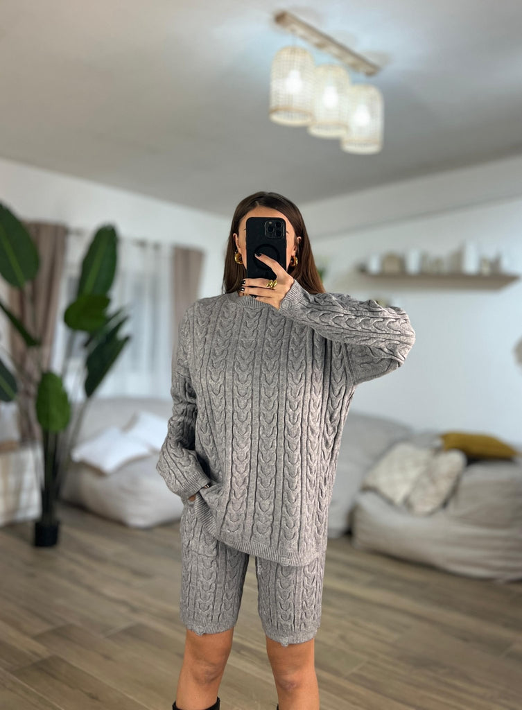 Coordinato Moira 019 (grigio) - Frida Shop