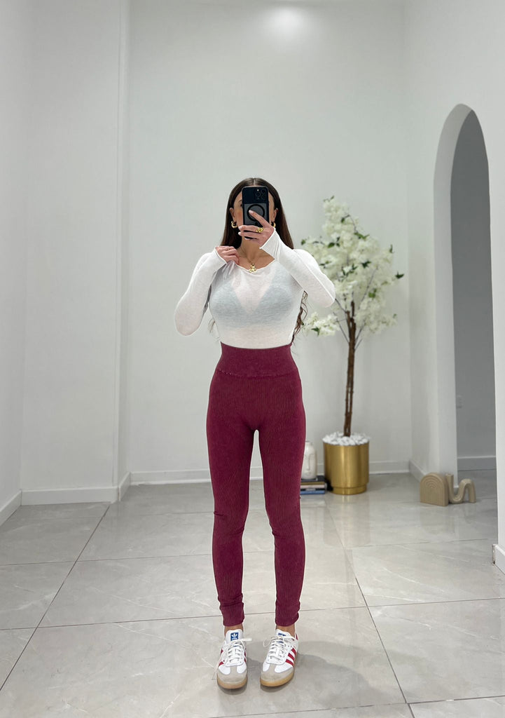 Leggings Hellzel 5441 (bordeaux) - Frida Shop