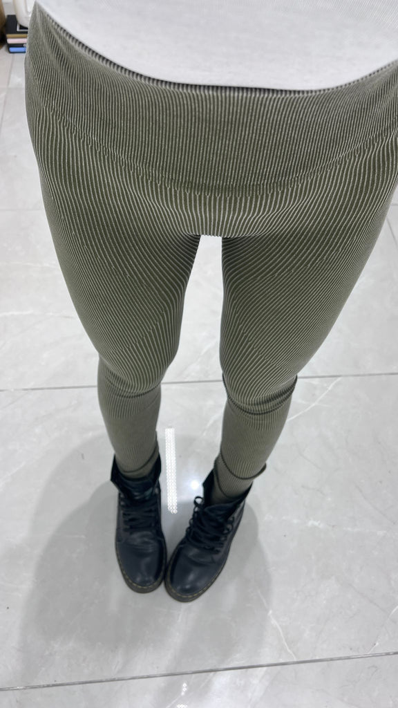 Leggings Hellzel 5441 (Verde Militare) - Frida Shop