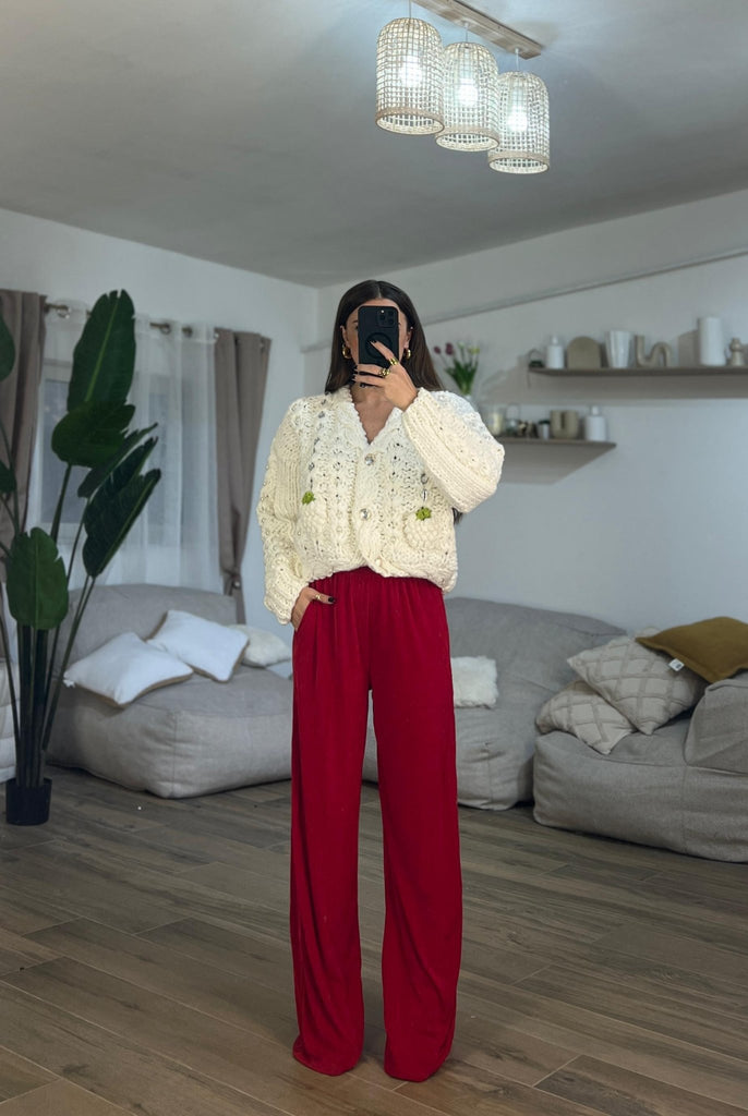 Pantalone Élite 5745 (rosso) - Frida Shop